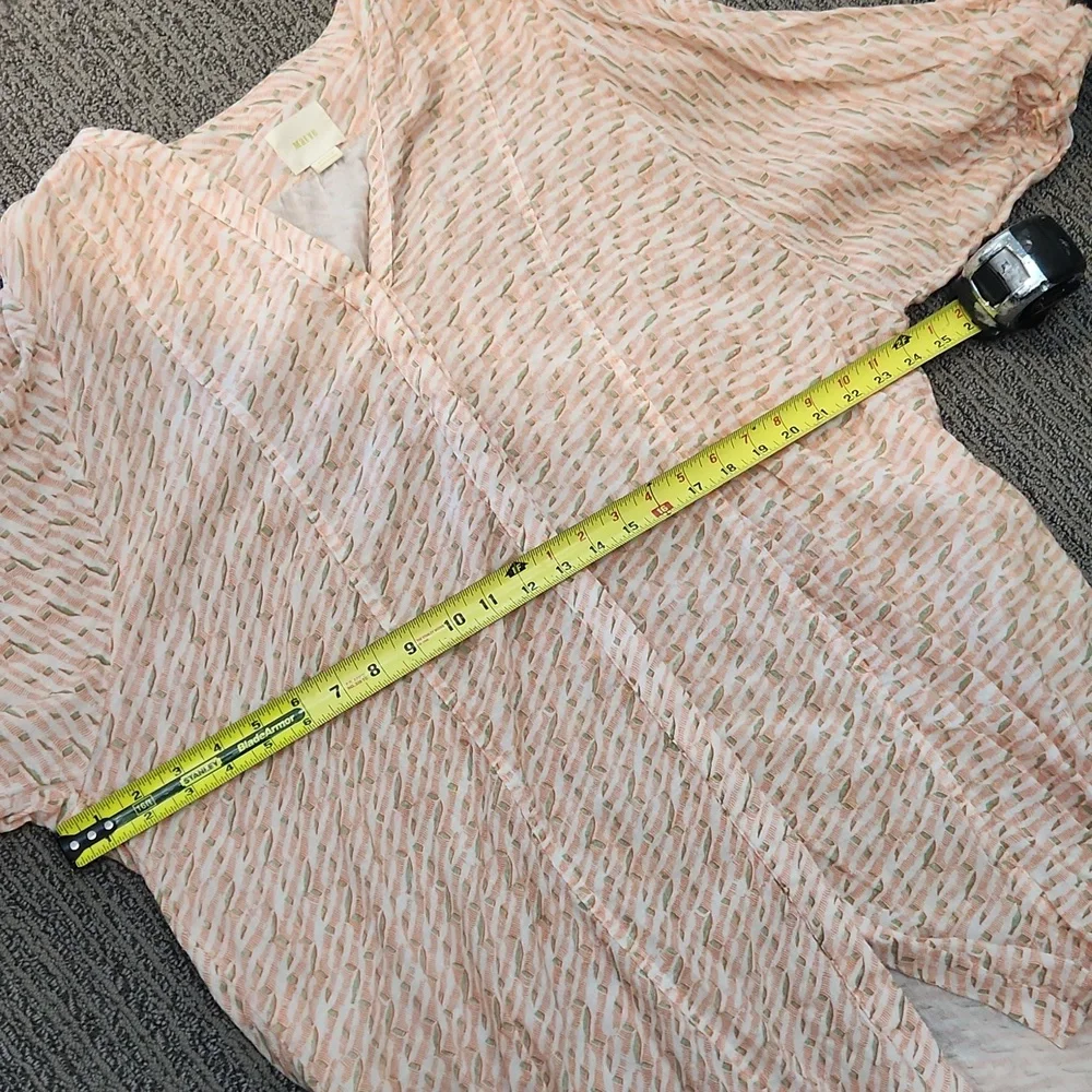 Maeve Lena Yarn Dyed Tunic Size Medium - Picture 7 of 15